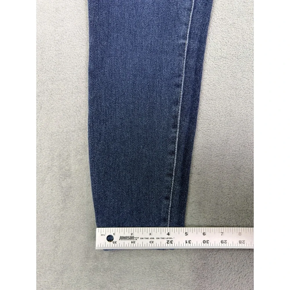 Curve Appeal Jeans Womens 6/28 Blue Dark Wash High Rise Minimalist Jegging
